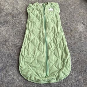 Dreamland baby swaddle sleep sack 0-6 months in green